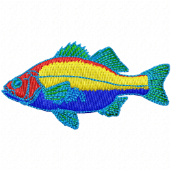 Fishes Embroidery Design 3 Fishes Embroidery Design 3